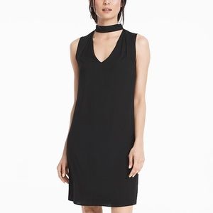 White House Black Market Choker Shift Dress
